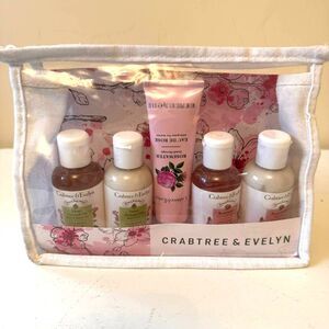 CRABTREE & EVELYN Rosewater & Sweet Almond Oil BODY WASH LOTION HAND THERAPY